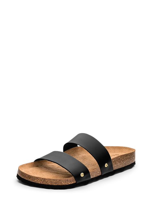 HEY MARLY Sandale Casual Cork Black