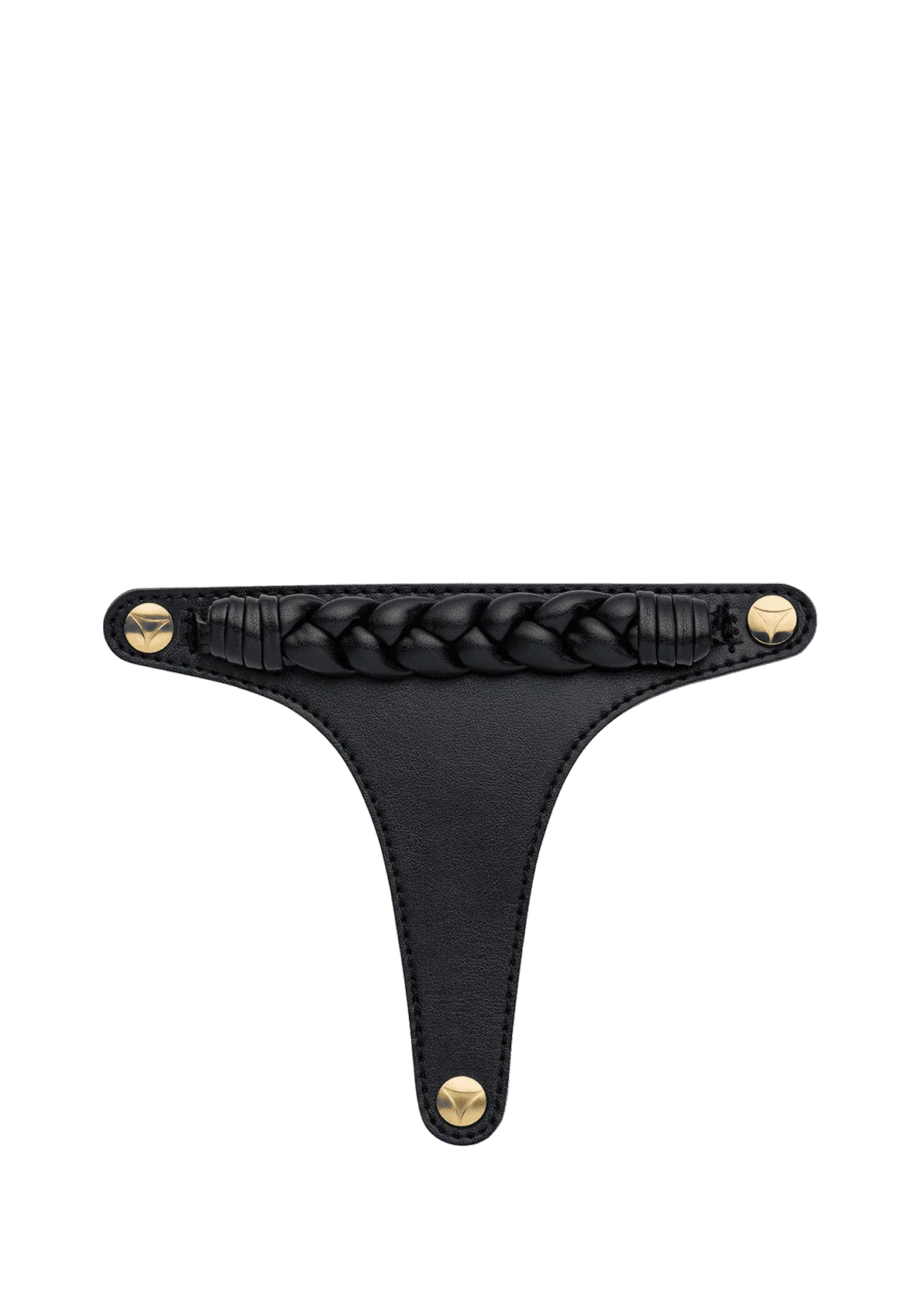 HEY MARLY Zehentrenner Topping Braided Black