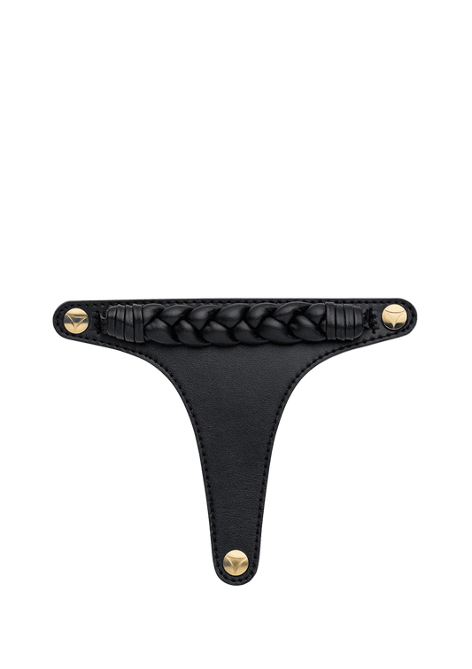 HEY MARLY Zehentrenner Topping Braided Black