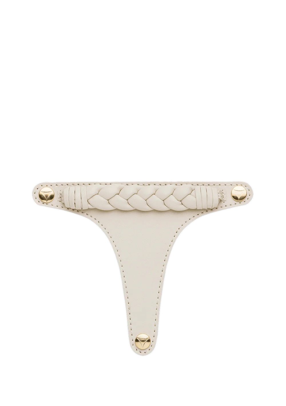 HEY MARLY Zehentrenner Topping Braided Crema