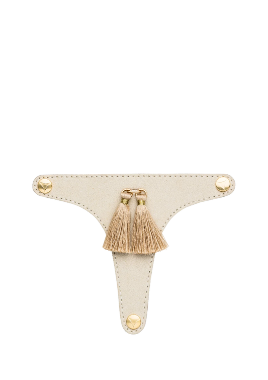 HEY MARLY Zehentrenner Topping Pom de Paris Crema