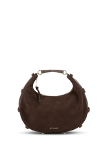 Lade das Bild in den Galerie-Viewer, HEY MARLY Tasche Lifetime Sister Suede M - Coffee
