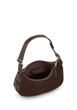 Lade das Bild in den Galerie-Viewer, HEY MARLY Tasche Lifetime Sister Suede M - Coffee
