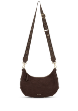 Lade das Bild in den Galerie-Viewer, HEY MARLY Tasche Lifetime Sister Suede M - Coffee
