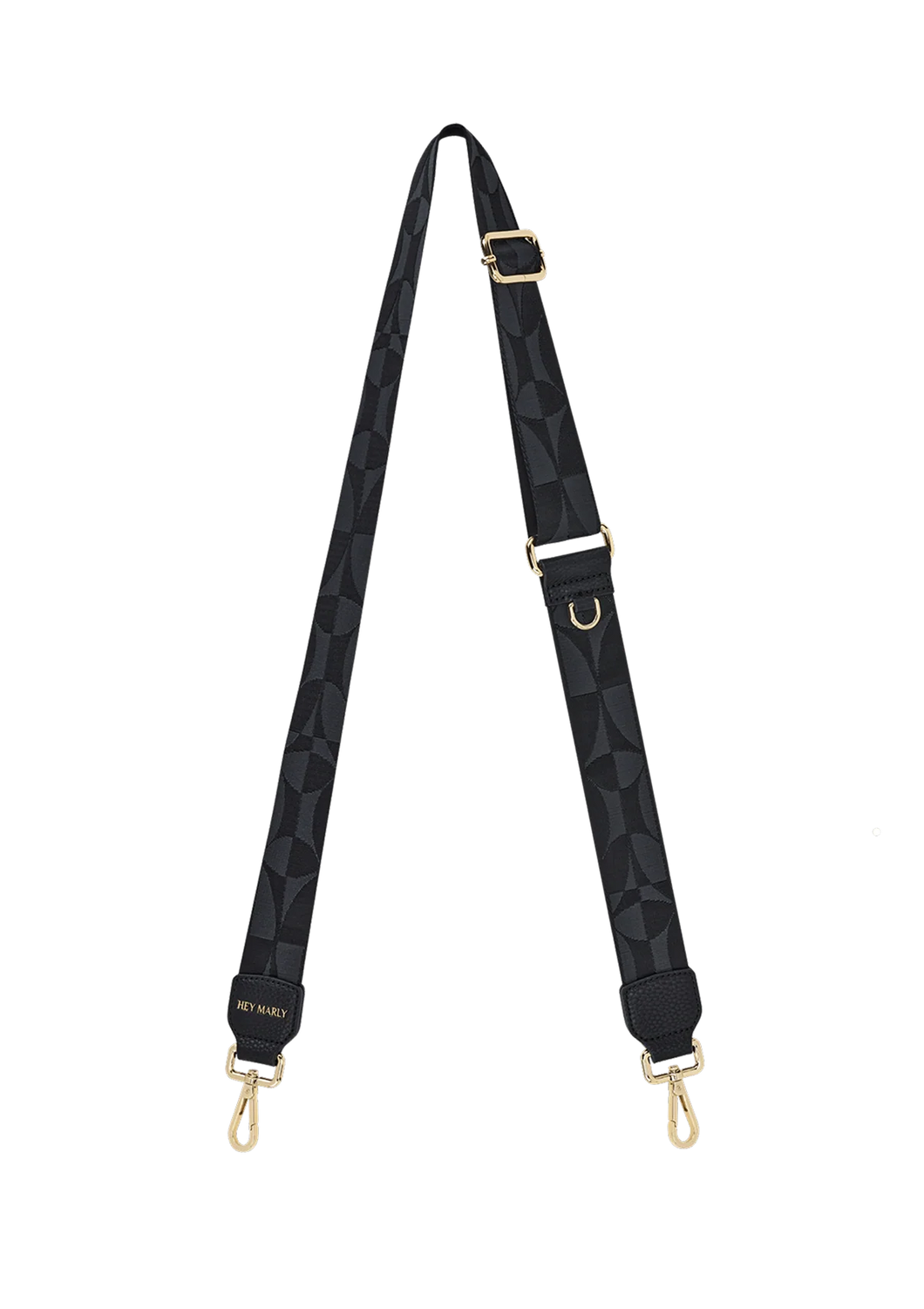 HEY MARLY Taschengurt Iconic Strap Black-Anthrazit