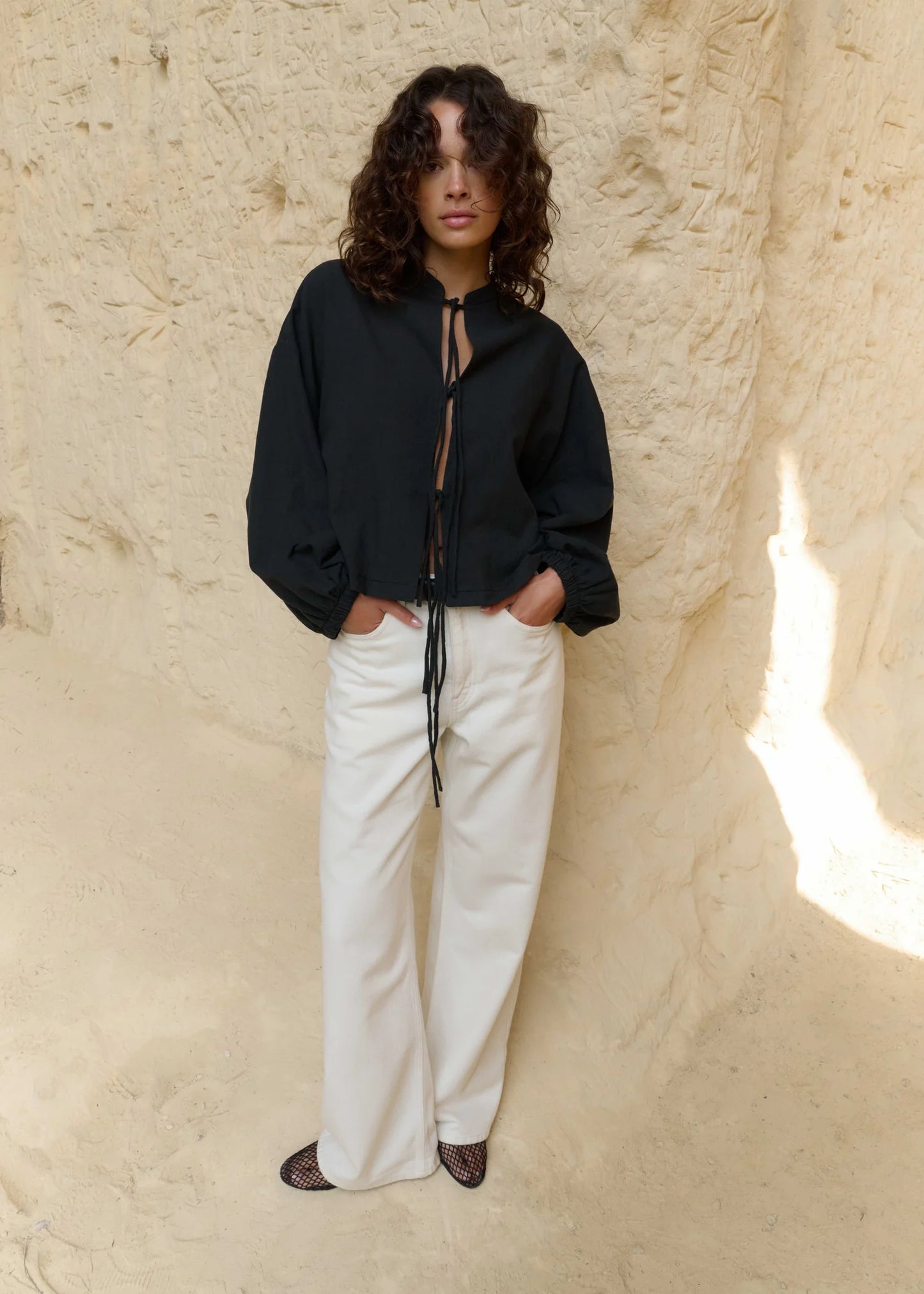 CLUB L'AVENIR Bluse Zane'CL Black