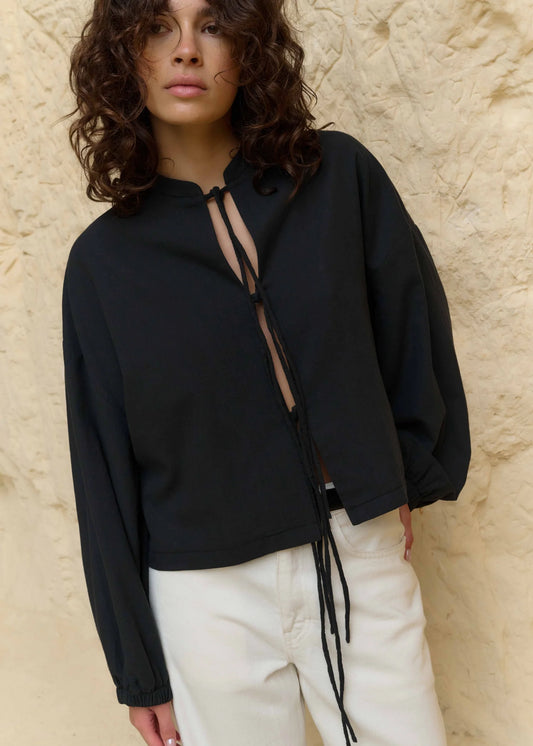 CLUB L'AVENIR Bluse Zane'CL Black