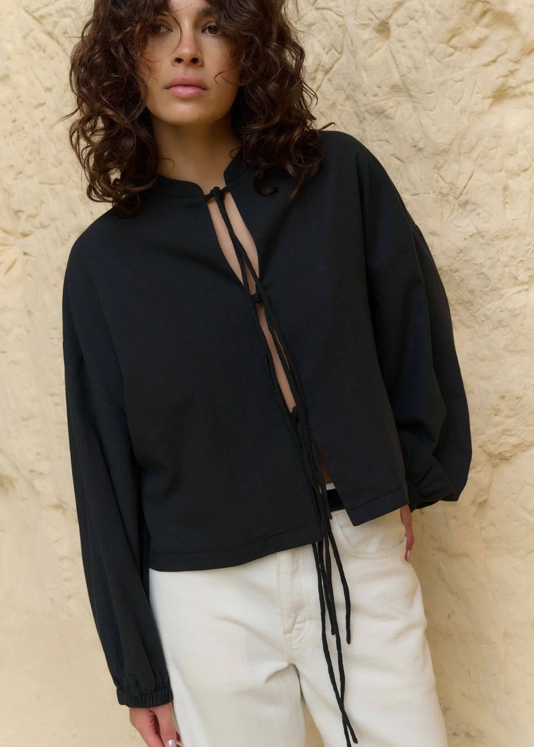 CLUB L'AVENIR Bluse Zane'CL Black
