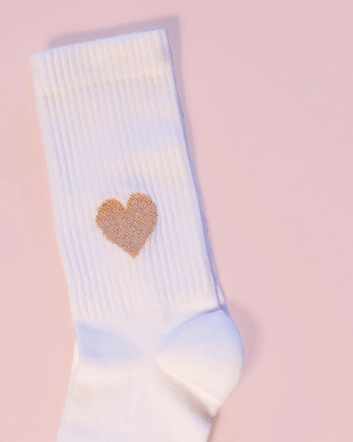 OOLEY Socken Icon Glitter Love Gold