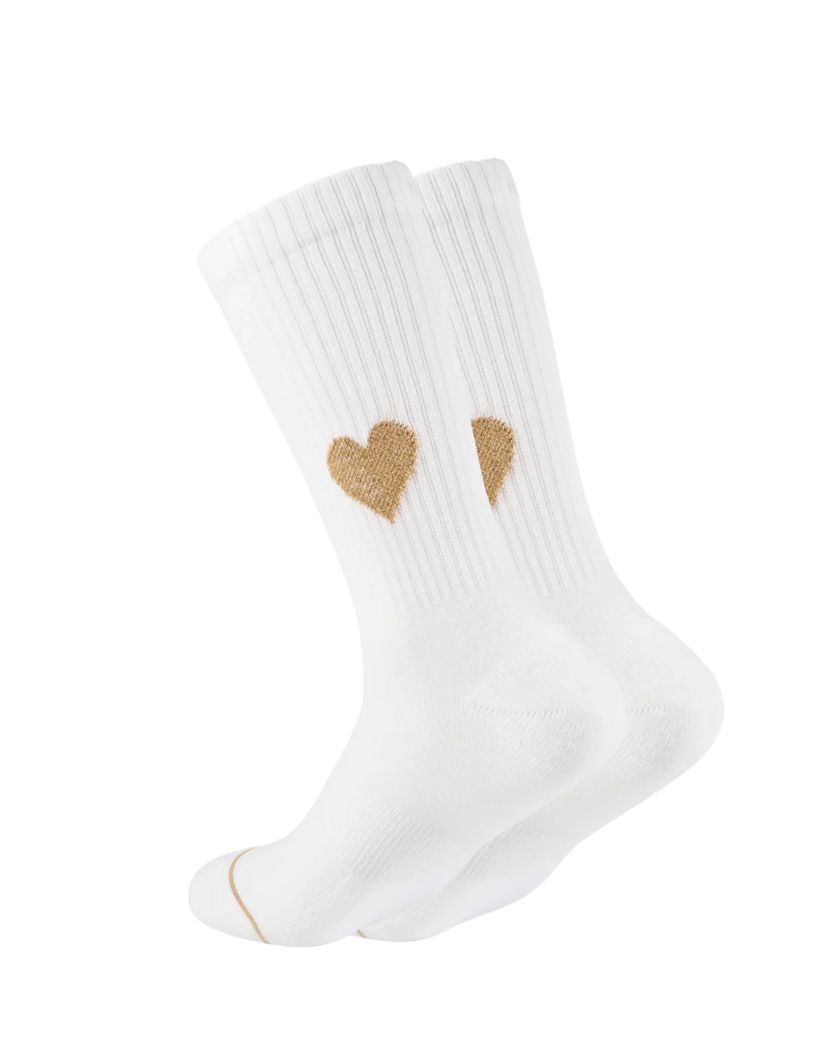 OOLEY Socken Icon Glitter Love Gold