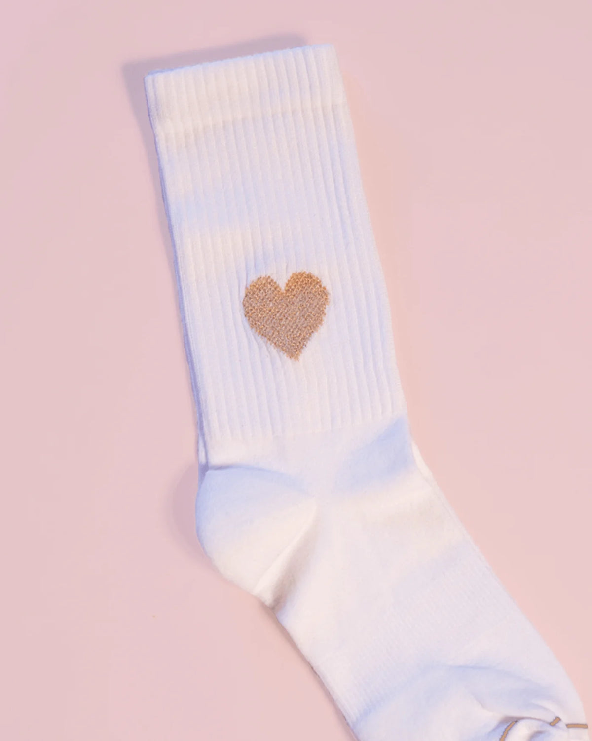 OOLEY Socken Icon Glitter Love Gold