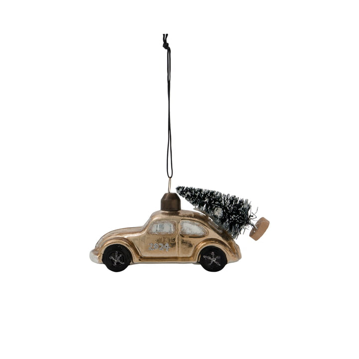 HOUSE DOCTOR Xmas Car 2024 Baumanhänger Gold