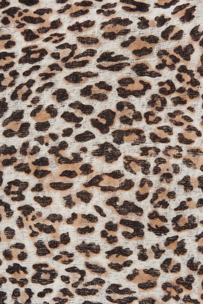 PURSCHÖN Pure Cashmere Schal Leo beige-schoko