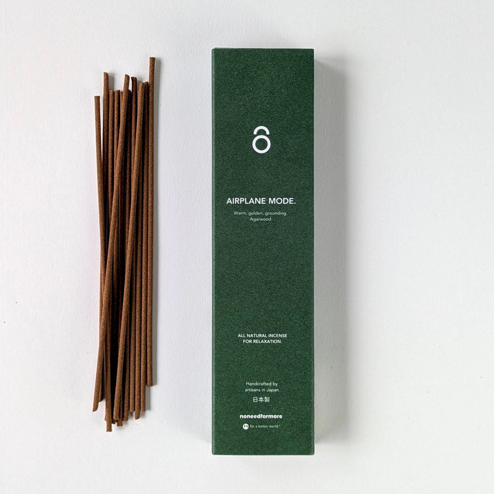 Noneedformore Natürliche Räucherstäbchen Agarwood  - Airplane Mood