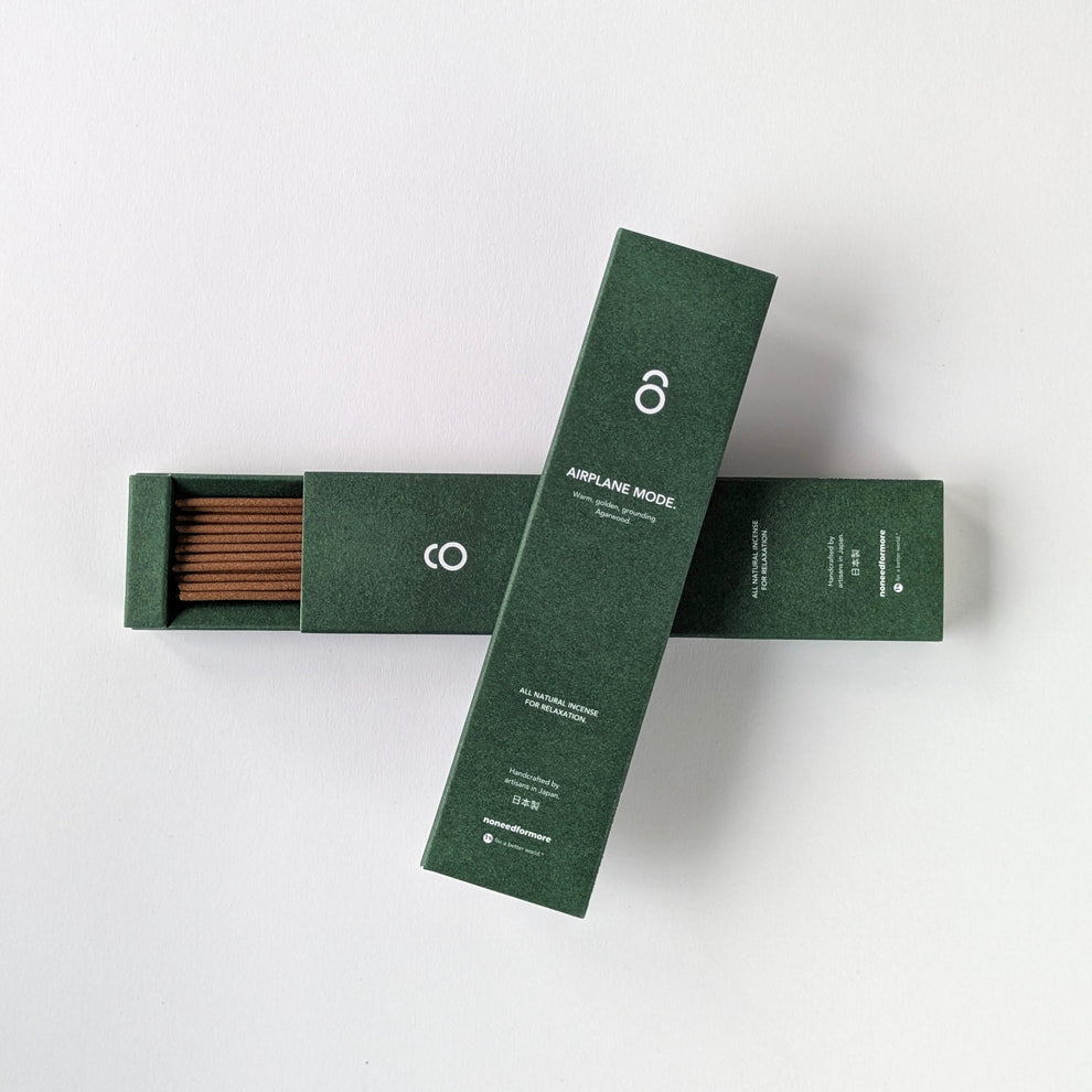 Noneedformore Natürliche Räucherstäbchen Agarwood  - Airplane Mood
