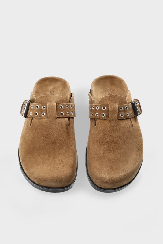 COPENHAGEN STUDIOS Pantolette CPH716 Suede New Brown