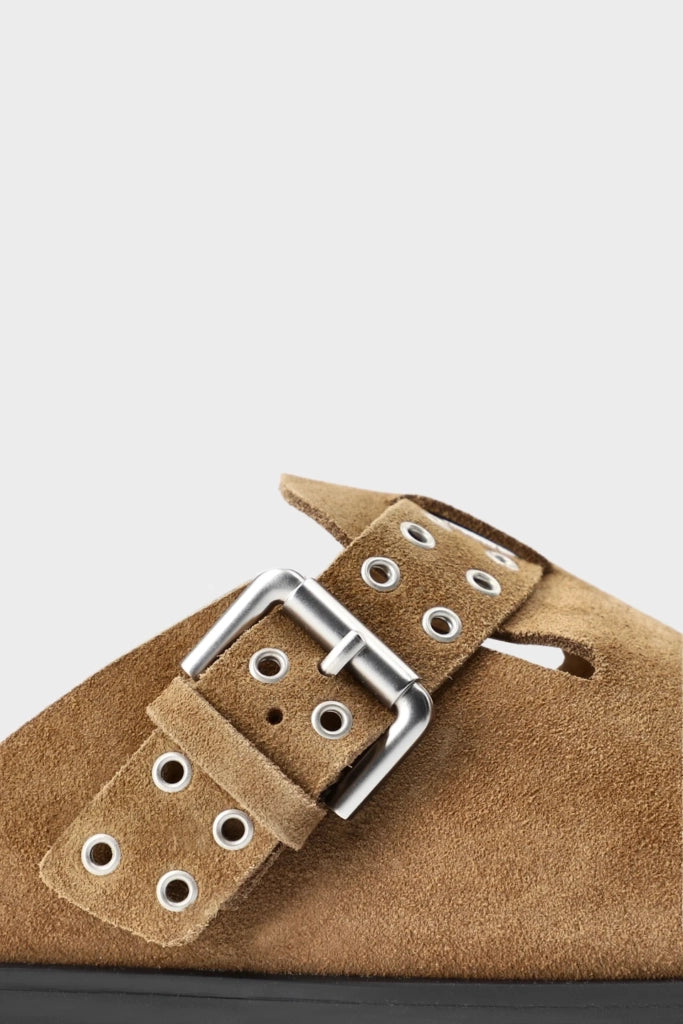 COPENHAGEN STUDIOS Pantolette CPH716 Suede New Brown
