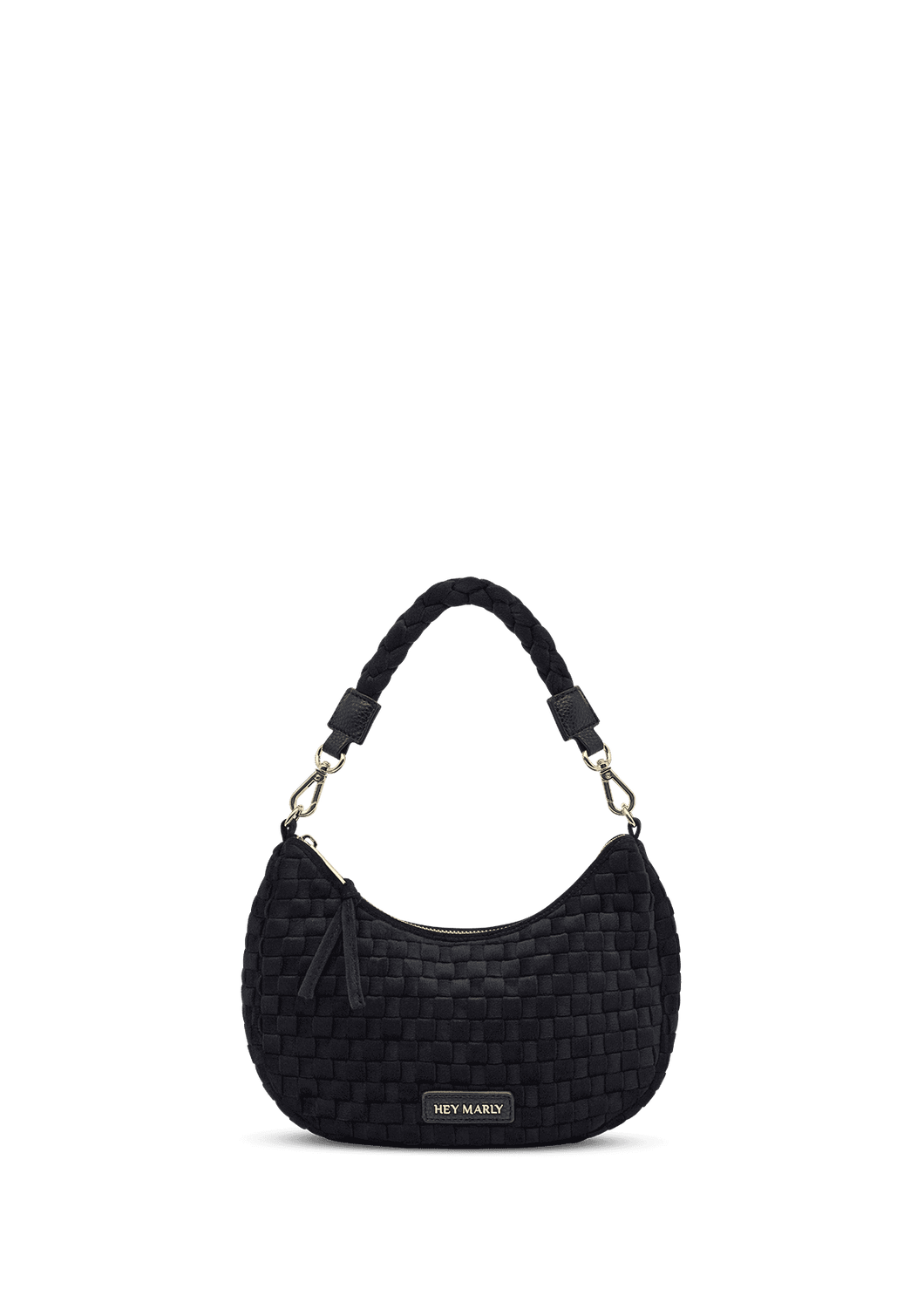HEY MARLY Tasche Lifetime Lover Velvet S Black