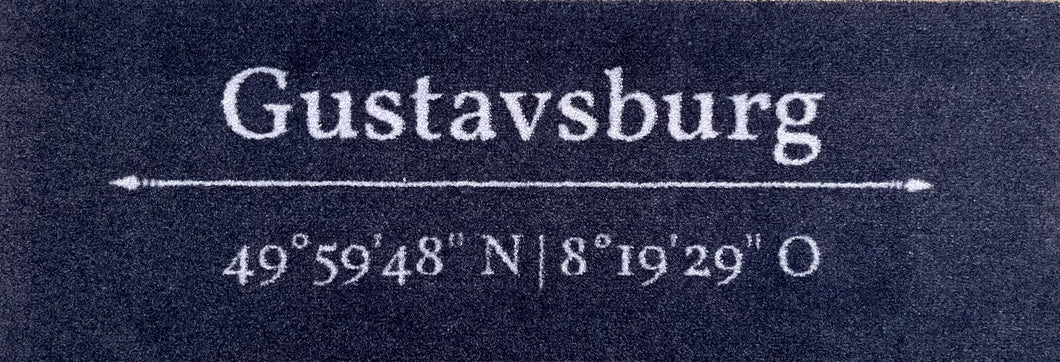 FUSSMATTE Gustavsburg grau-natur klein