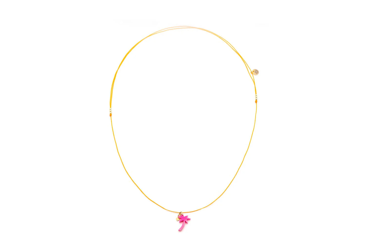 SCHMÜCKSTÜCK Choker Halskette Orange Palm