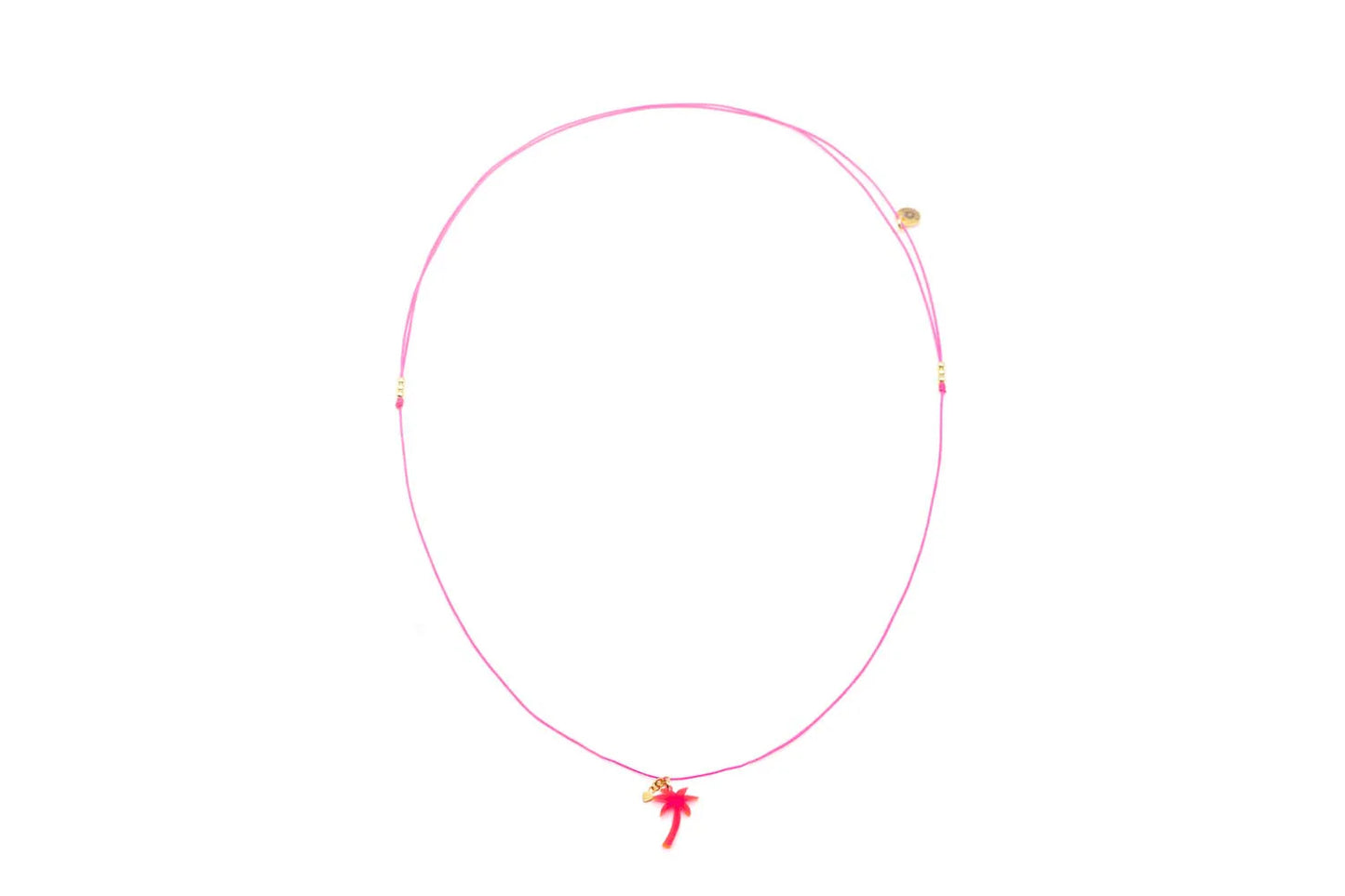SCHMÜCKSTÜCK Choker Halskette Pink Palm