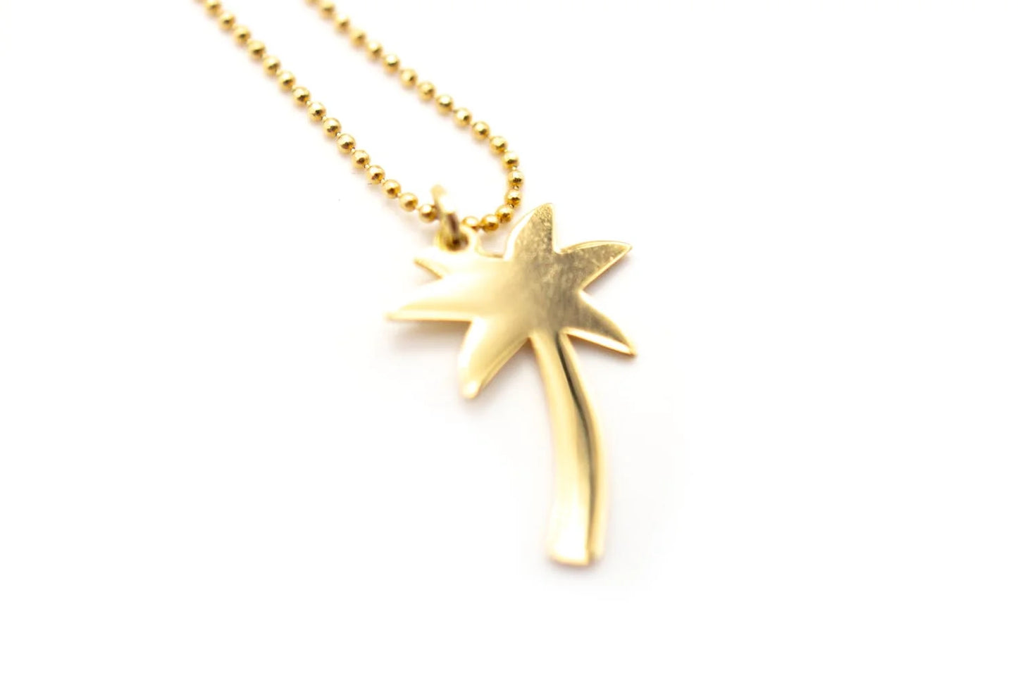 SCHMÜCKSTÜCK Halskette Palmtree Gold Plated