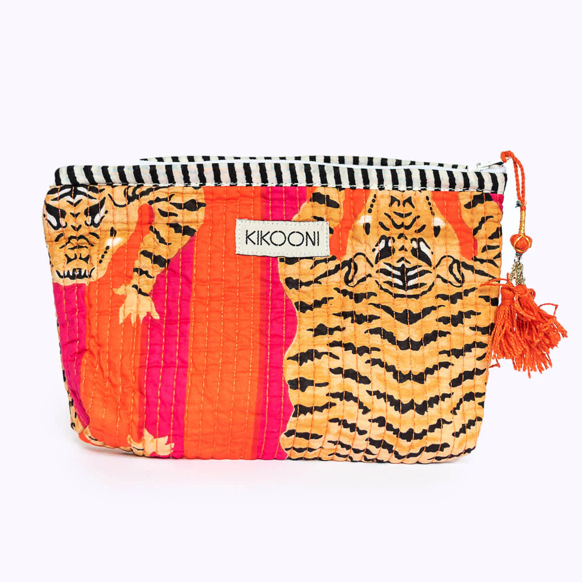 KIKOONI Handgemachte Mini Tasche "Poppy Tiger"