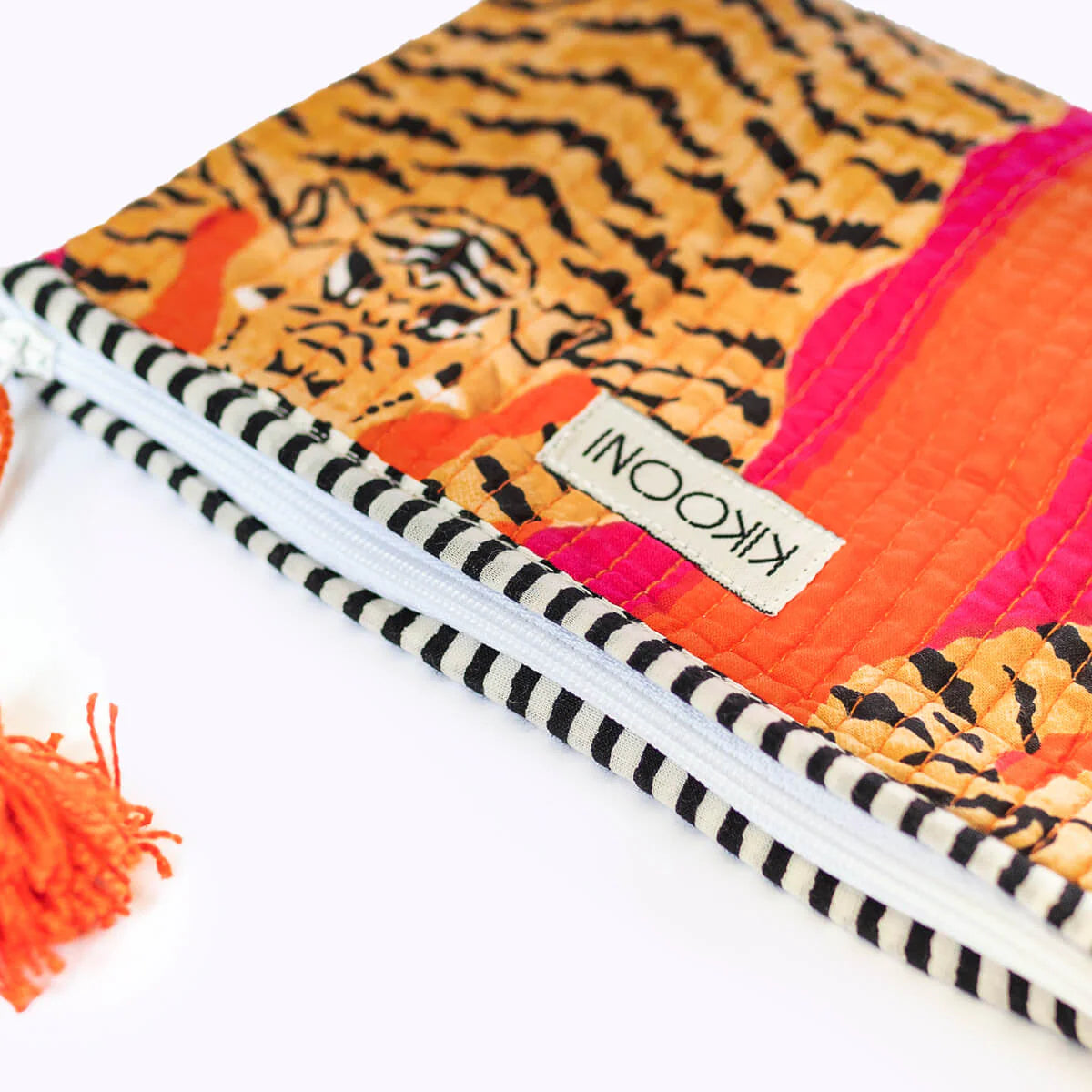 KIKOONI Handgemachte Mini Tasche "Poppy Tiger"