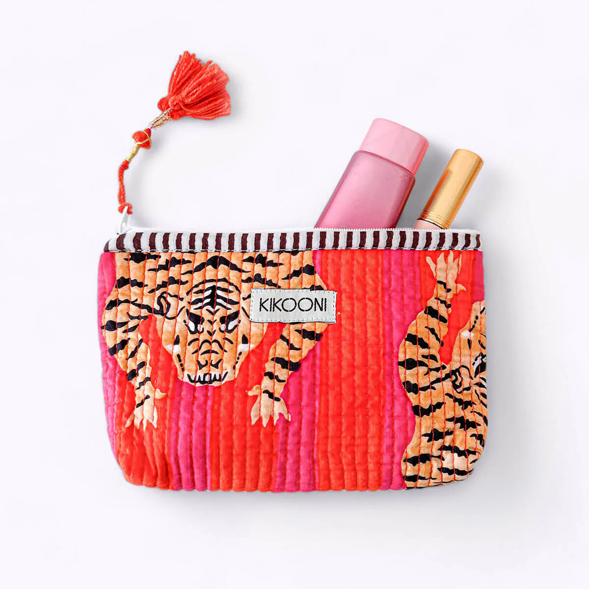 KIKOONI Handgemachte Mini Tasche "Poppy Tiger"