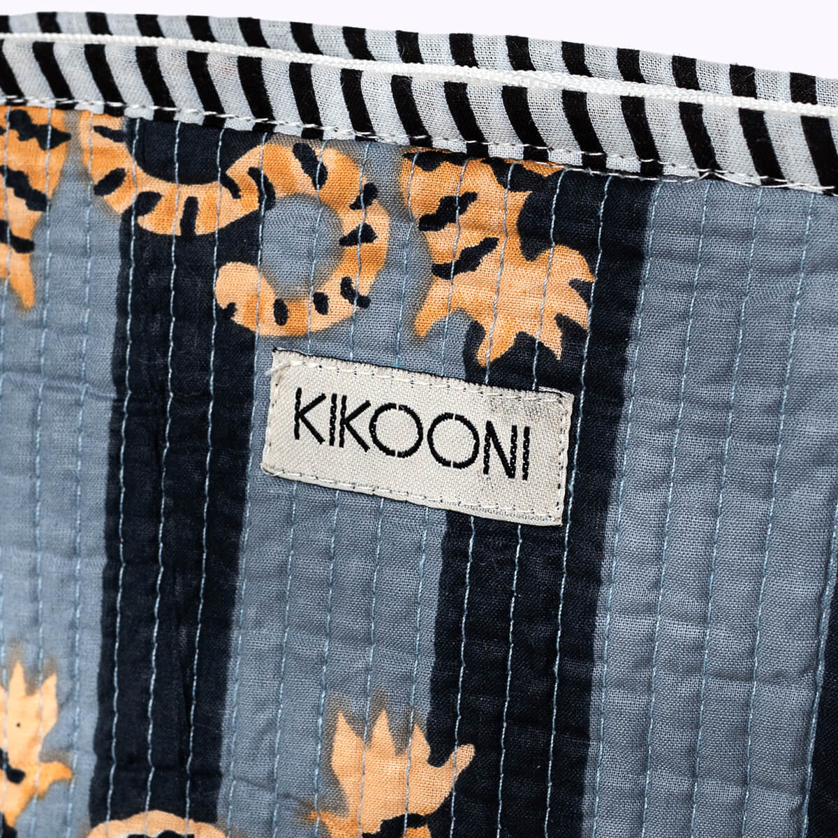 KIKOONI Handgemachte Mini Tasche "Poppy Tiger Black"