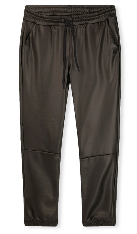 10 DAYS AMSTERDAM Leather Look Cropped Joggpants