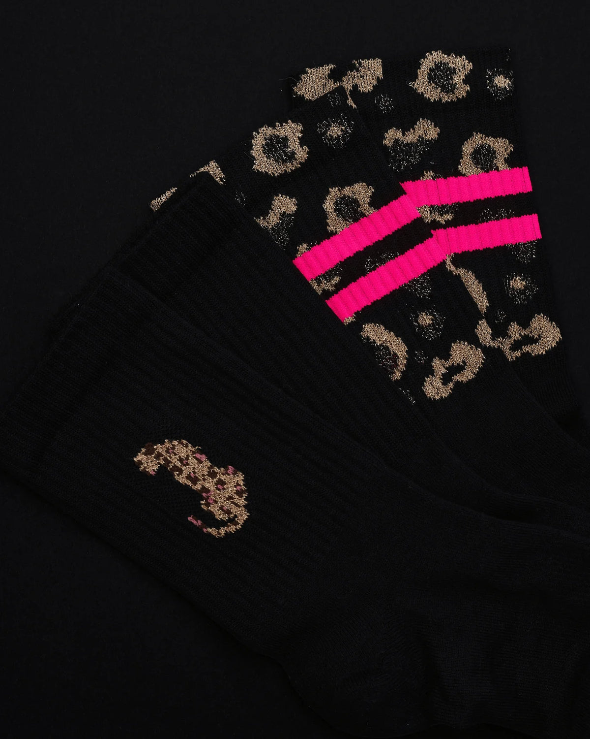 OOLEY Socken Leo Allover Black