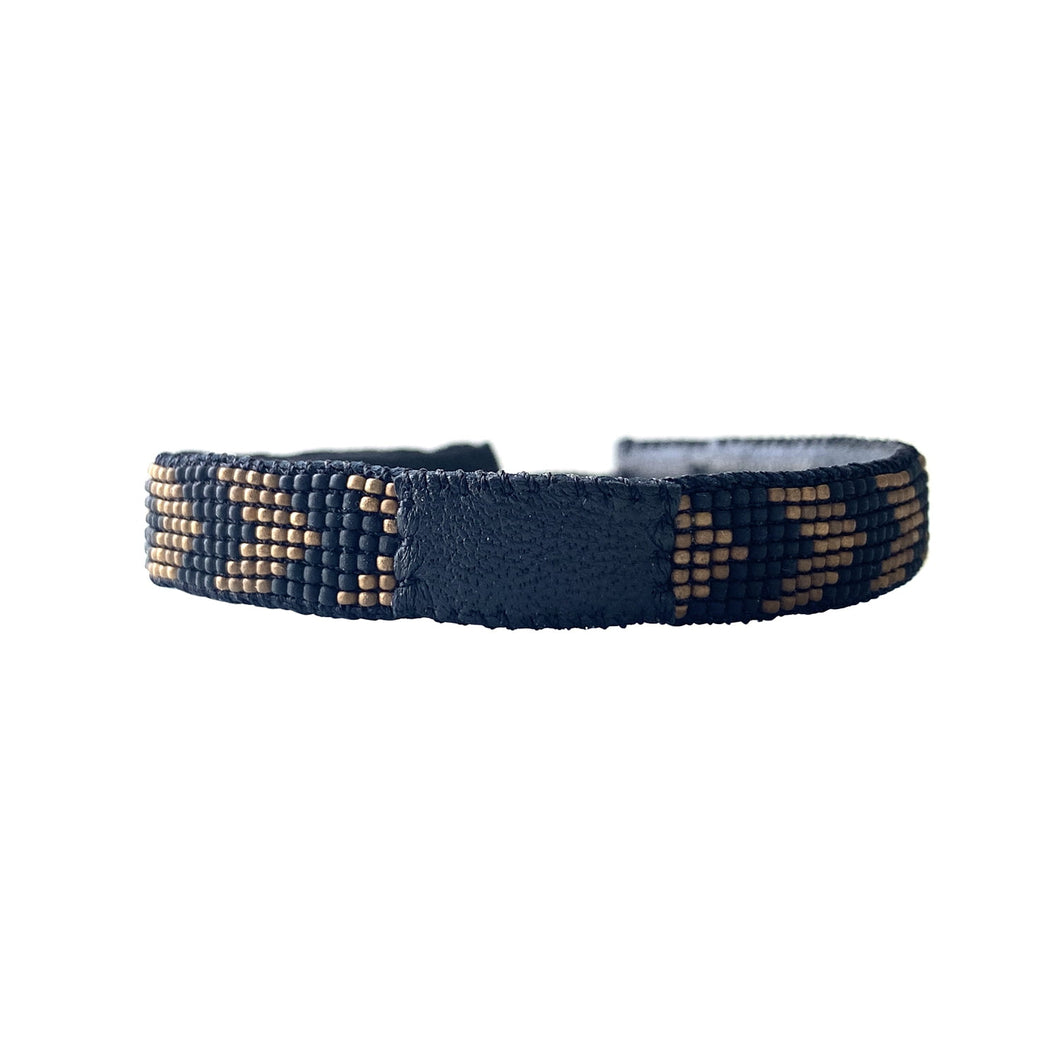 IBU Jewels Men Armband Arrow Bronze/ Black MA07