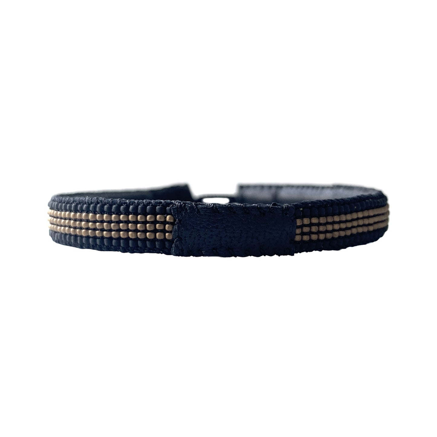 IBU Jewels Men Armband Stripe Bronze/ Black MC07