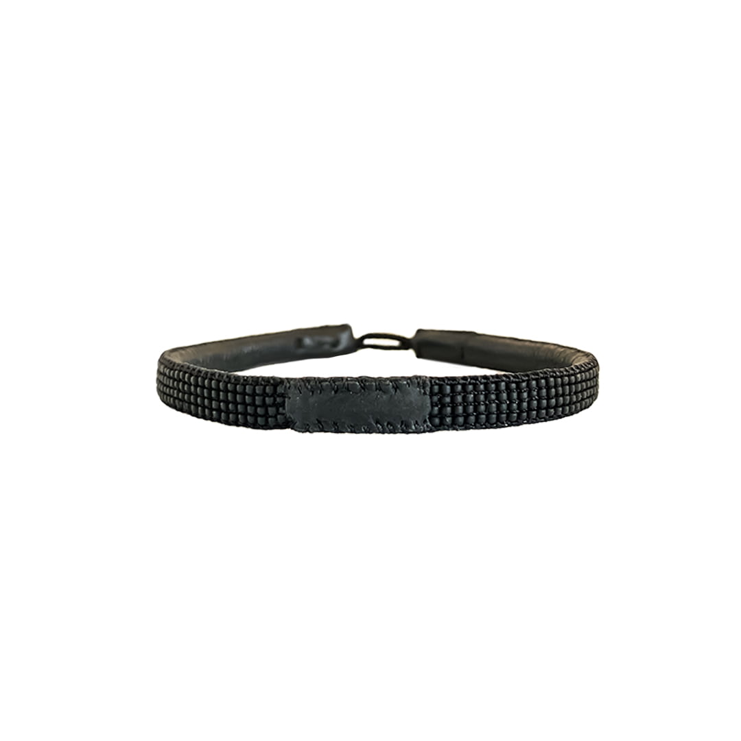IBU Jewels Men Armband Plain Black ME04