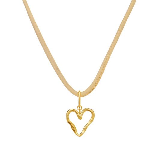 MAANESTEN Choker Halskette Misa Gelbgold