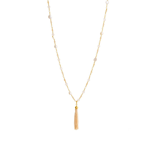 IBU Jewels Halskette Luna Green Pearl Mix ND05
