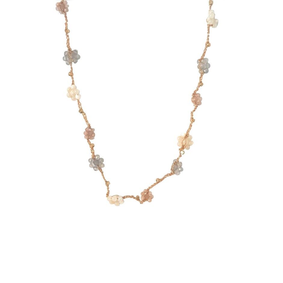IBU Jewels Halskette Stone Flower Mix Soft NR MIX02