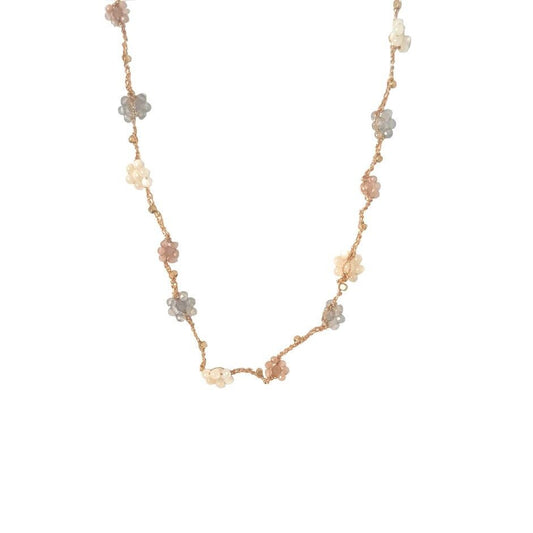 IBU Jewels Halskette Stone Flower Mix Soft NR MIX02