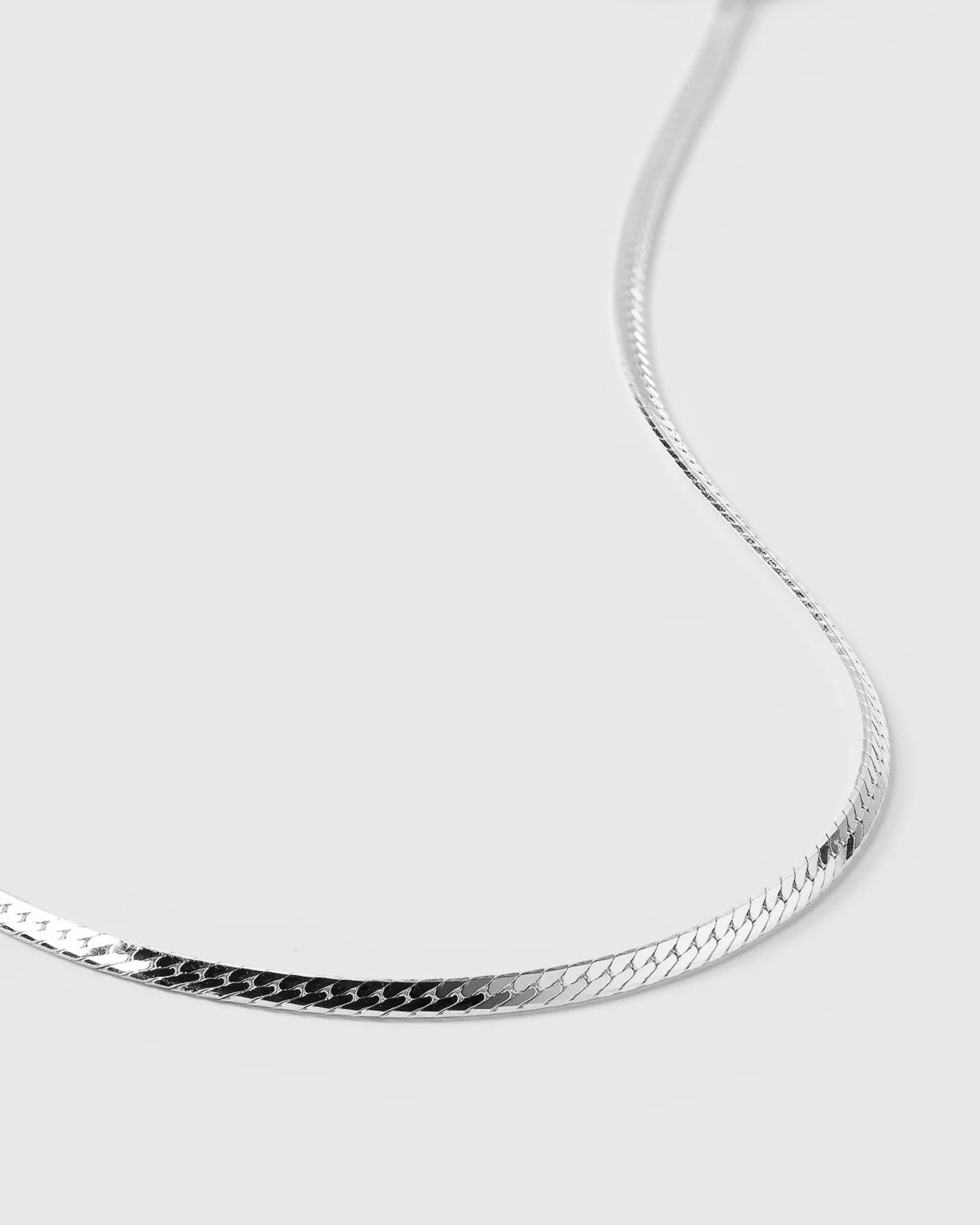SYSTER P Halskette Herringbone Sterlingsilber