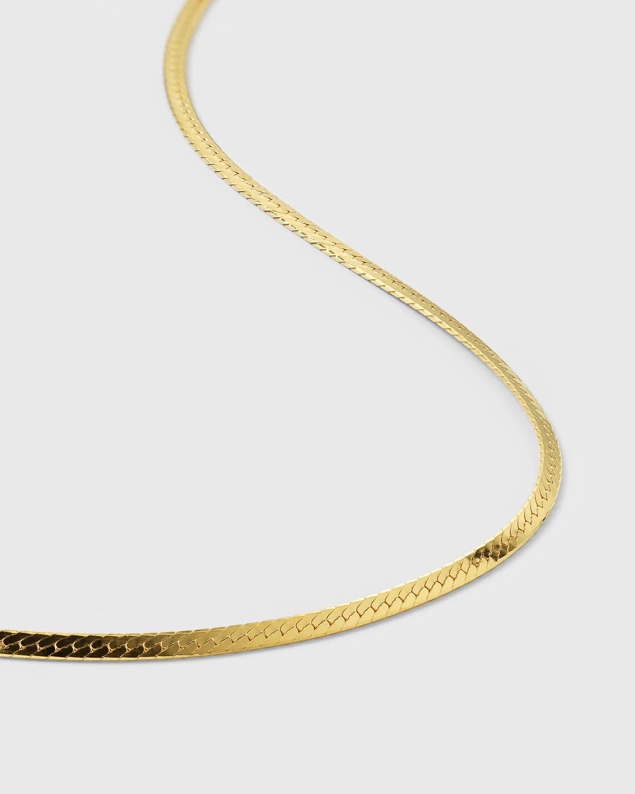 SYSTER P Halskette Herringbone Gold
