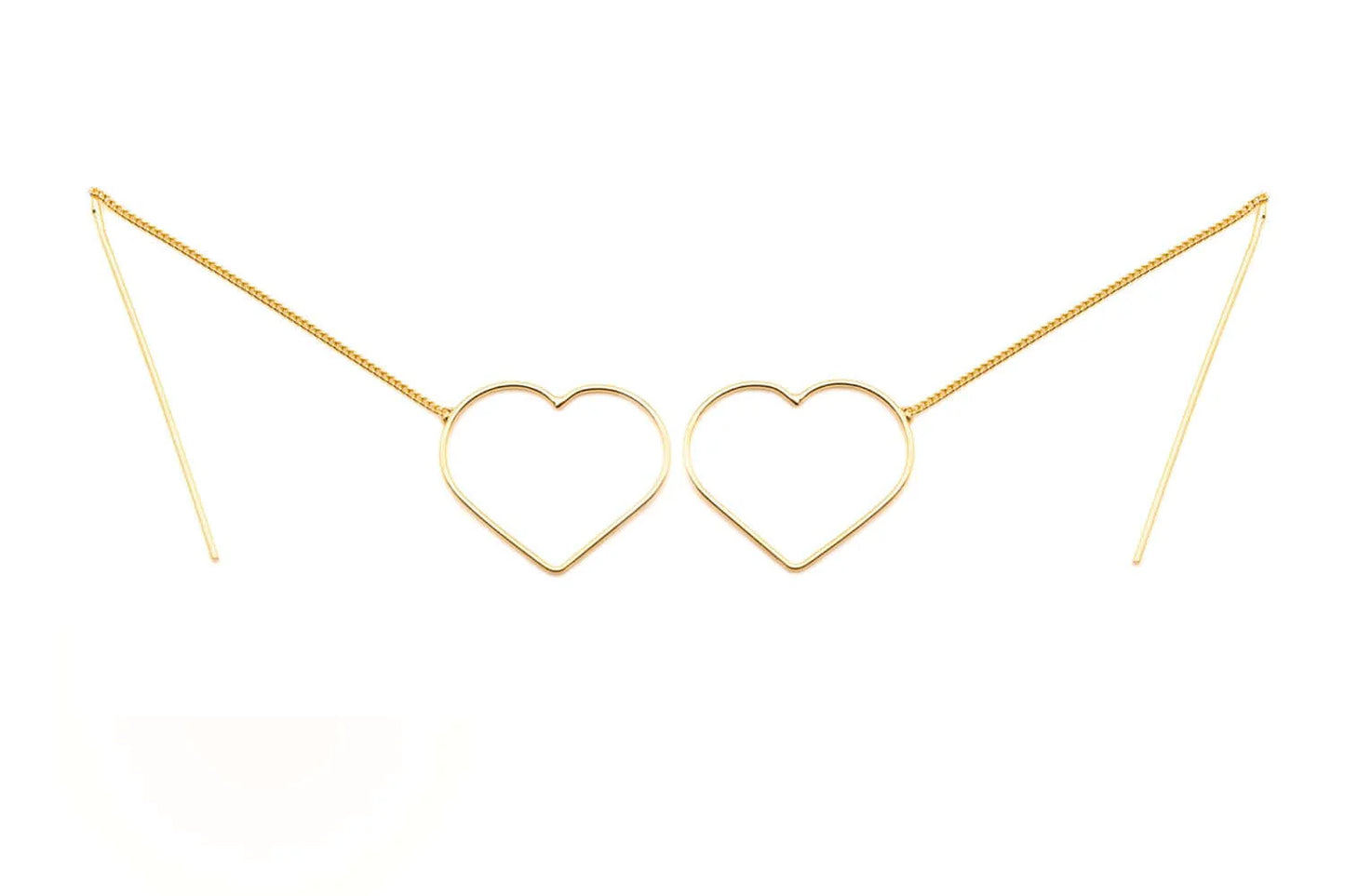SCHMÜCKSTÜCK Loop Heart small Gelbgold