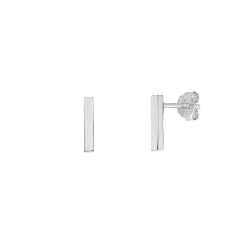 LEAF Ohrstecker Mini Stab Sterlingsilber