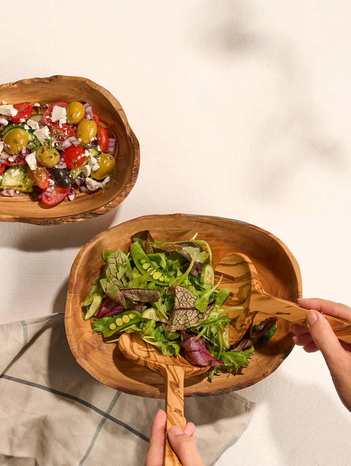 ASA SELECTION Salatbesteck aus Olivenholz