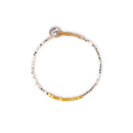 IBU JEWELS Armband Joanie Gold-Silber Mix PE01-M