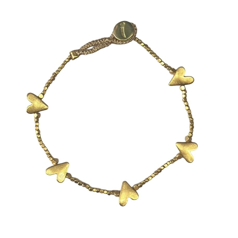 IBU JEWELS Armband Joanie 5 Heart PE06