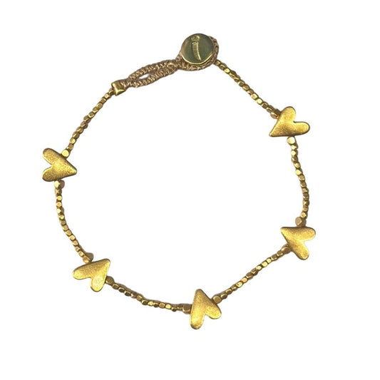 IBU JEWELS Armband Joanie 5 Heart PE06