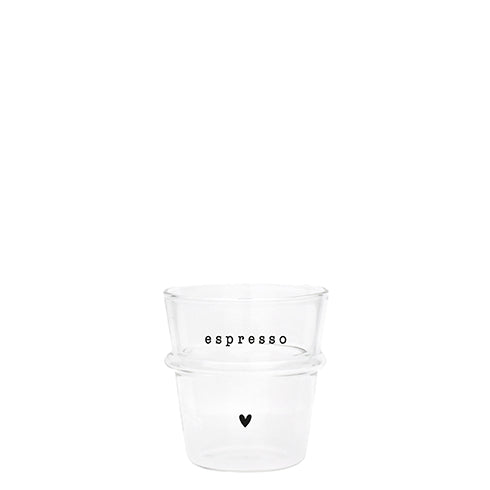 BASTION COLLECTIONS Espressoglas - Espresso & Love