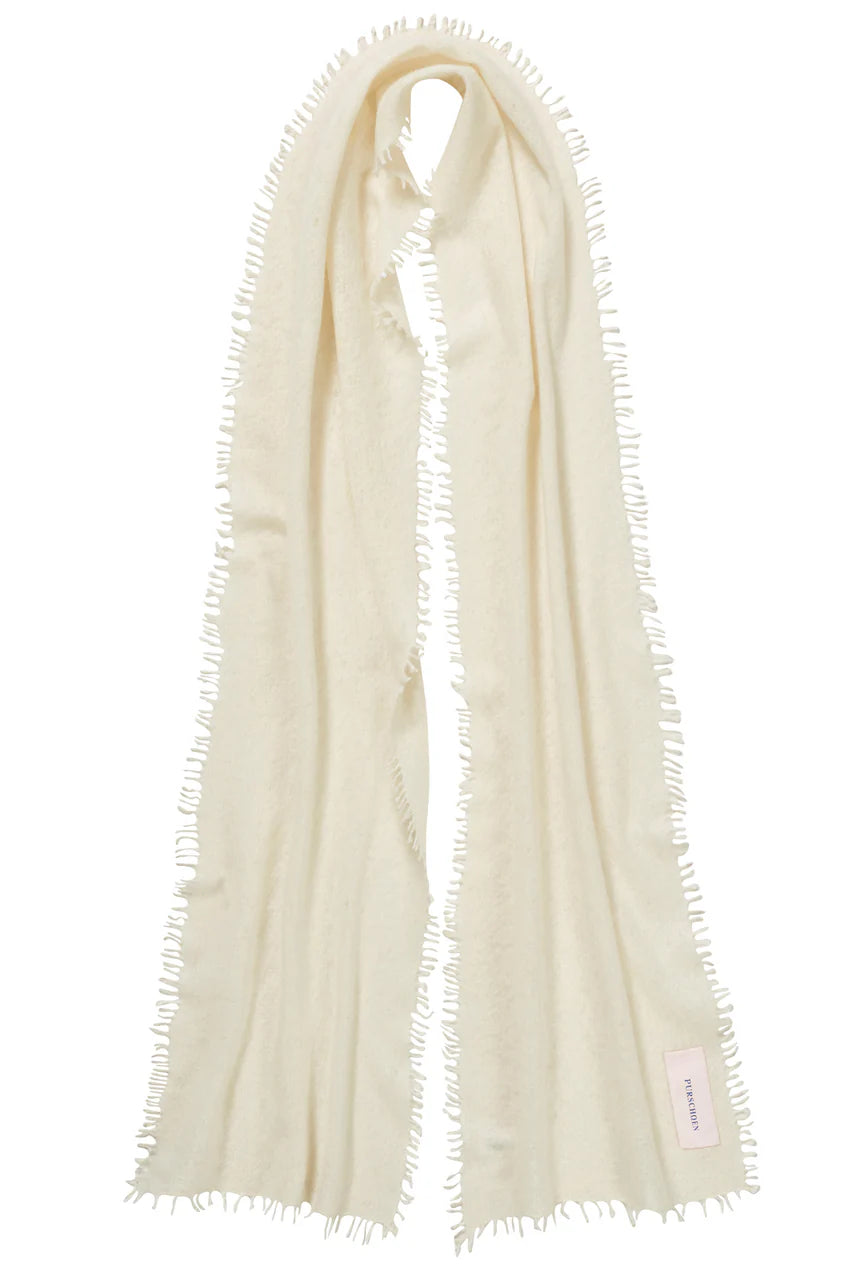 PURSCHÖN Pure Cashmere Schal Slim Natural