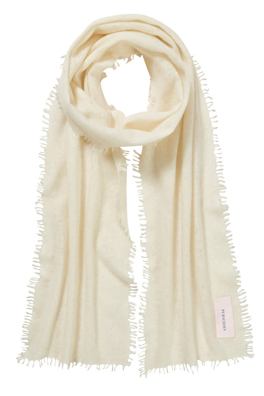 PURSCHÖN Pure Cashmere Schal Slim Natural